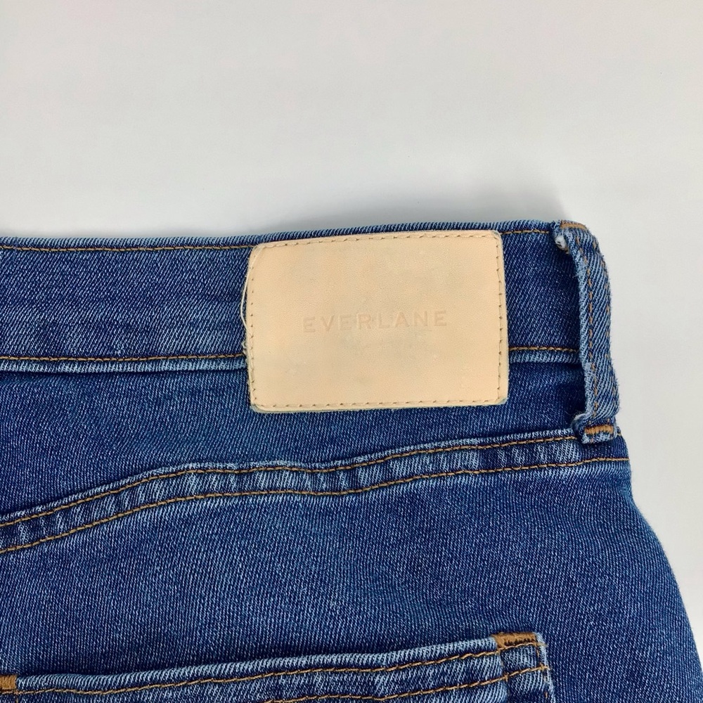 Everlane The Vintage Skinny Jean Button Front Raw Hem Size 28 Ankle - Picture 13 of 15